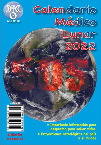 Calendario Medico Lunar fases constelaciones actividades fluidos recomendados medicina 2022 2023